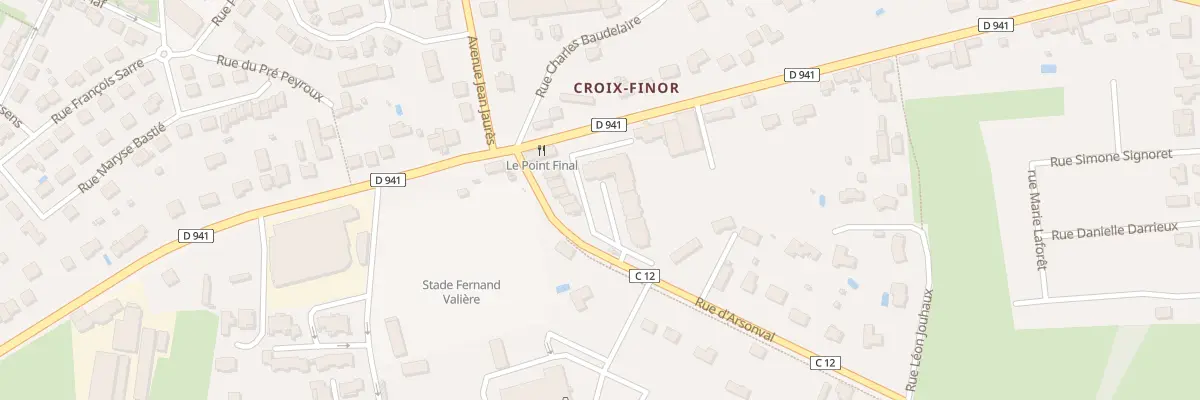 Plan du 9 Rue d’Arsonval à Panazol