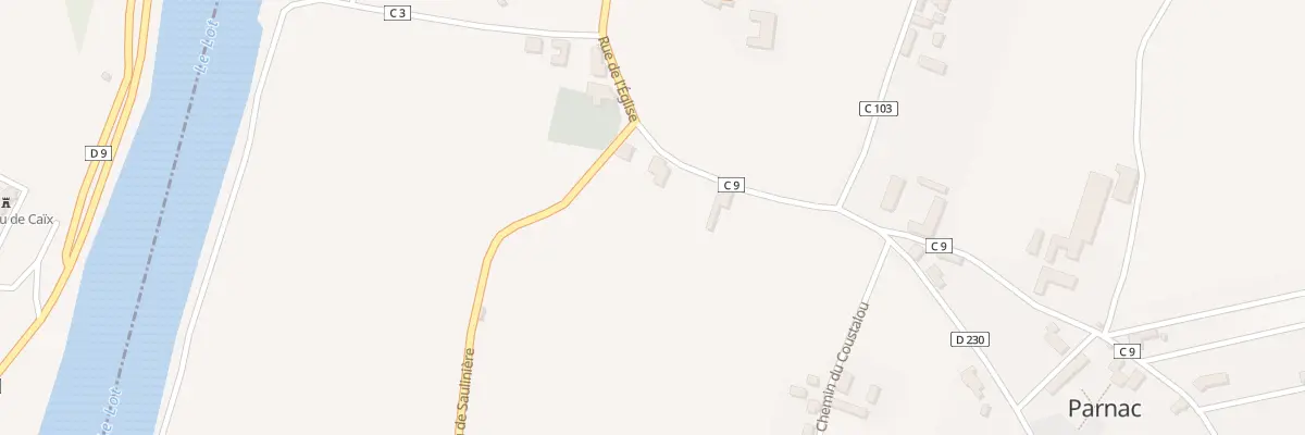 Plan du 129 Rue de l’Eglise à Parnac