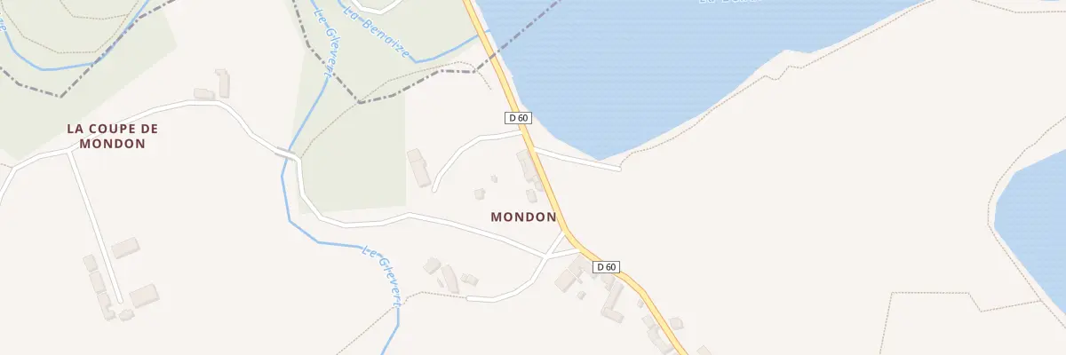 Plan du 4 Mondon à Mailhac-sur-Benaize