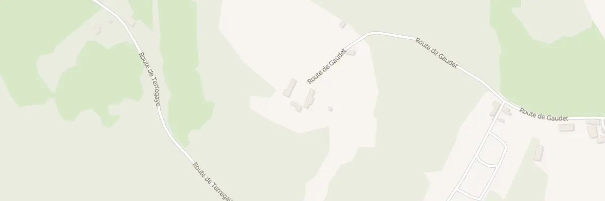 Plan du 840 Rte de Gaudet à Thédirac