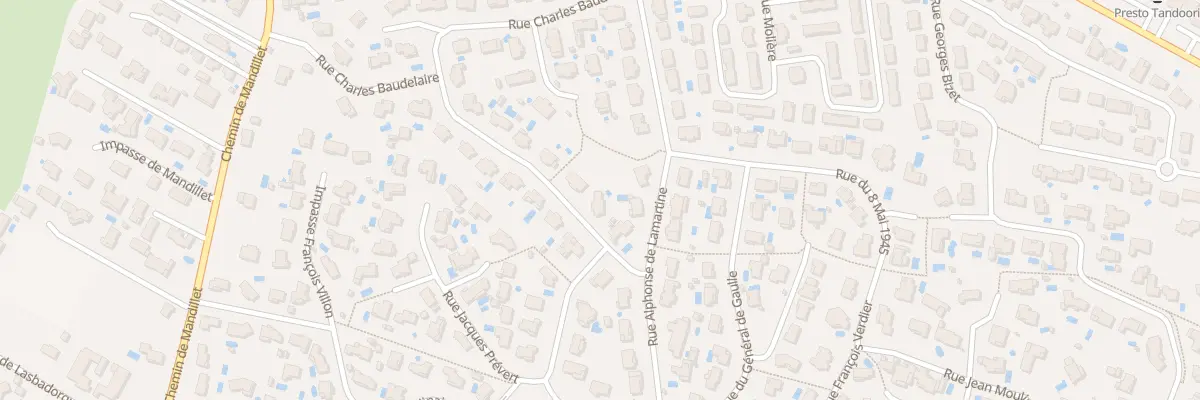 Plan du 4B Rue Paul Verlaine à Cornebarrieu