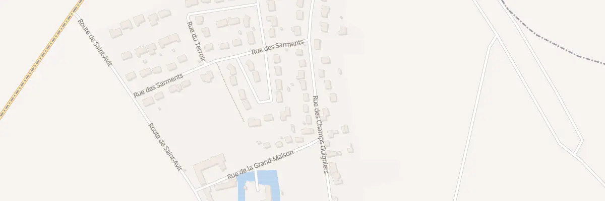 Plan du 13 Rue des Champs Guigniers à La Chapelle-du-Noyer