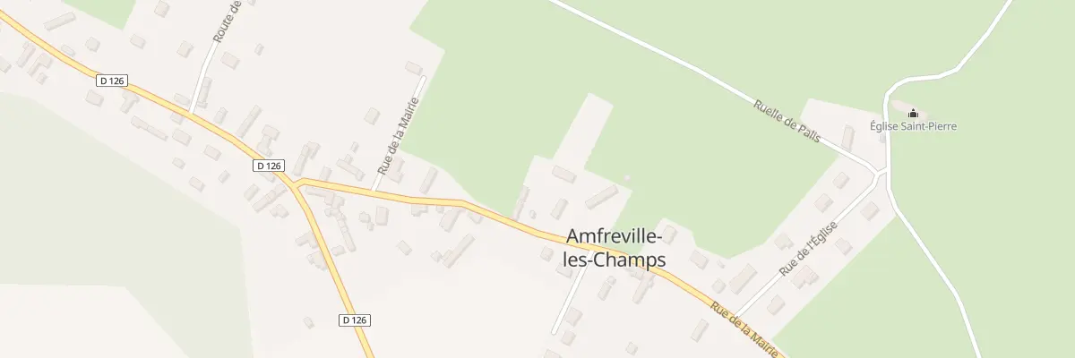 Plan du 598 Rue de la Mairie à Amfreville-les-Champs