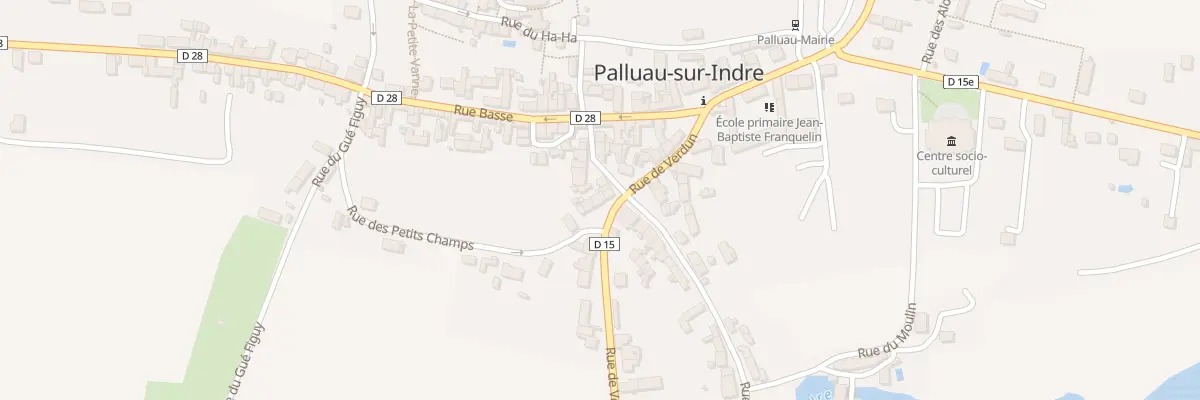 Plan du 2 Rue des Petits Champs à Palluau-sur-Indre