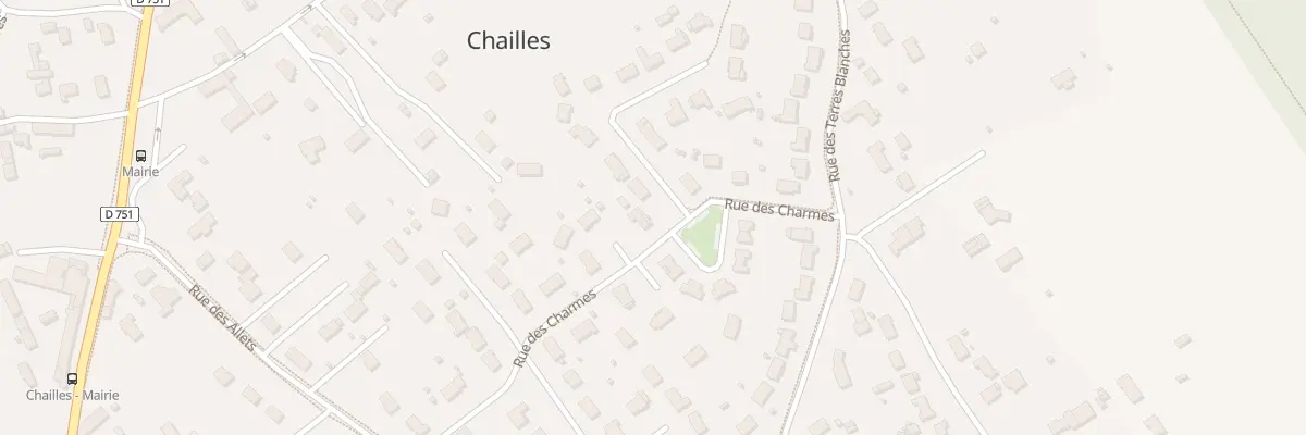 Plan du 10 Rue des Charmes à Chailles