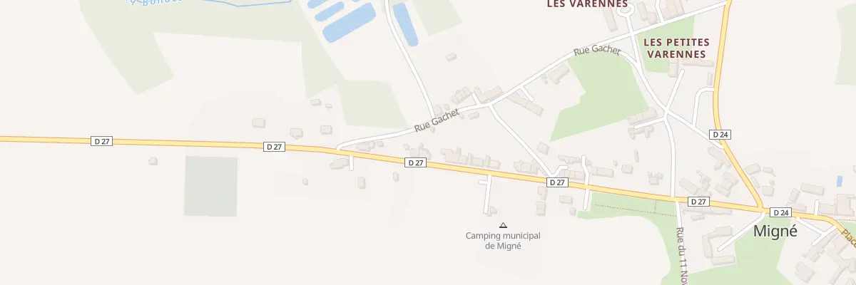 Plan du 44 Rue des Dames à Migné