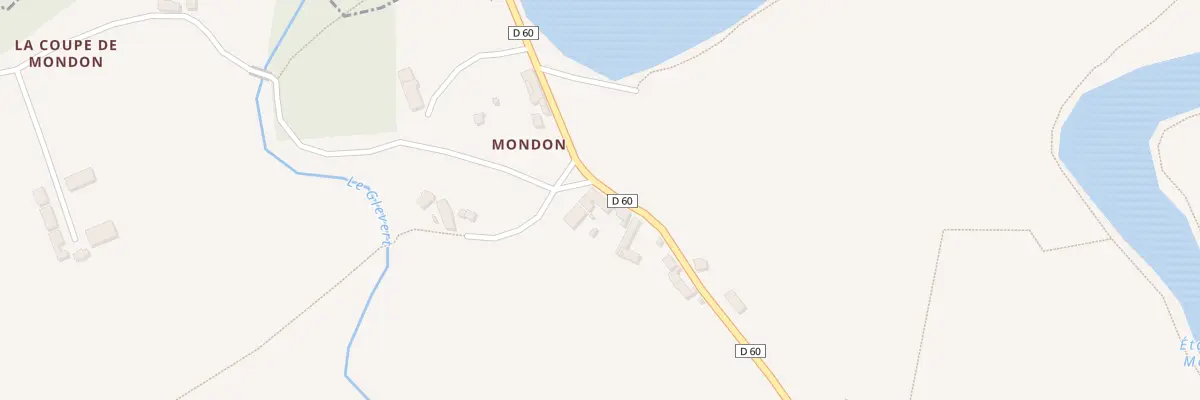 Plan du 7 Mondon à Mailhac-sur-Benaize