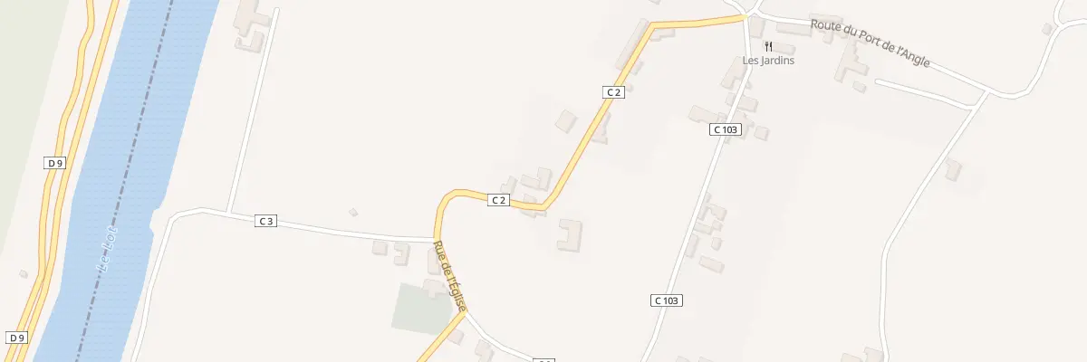 Plan du 266 Rue des Condamines à Parnac