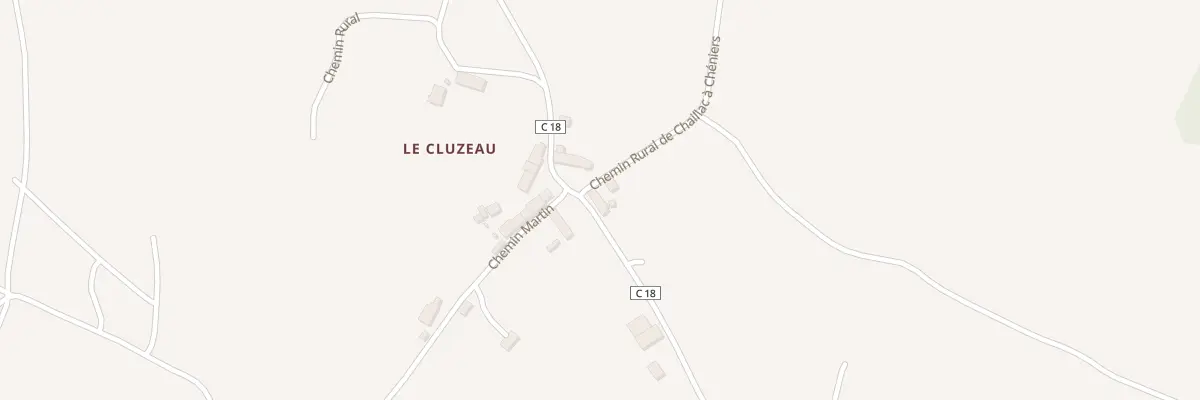 Plan du 5278 Le Cluzeau à Chaillac