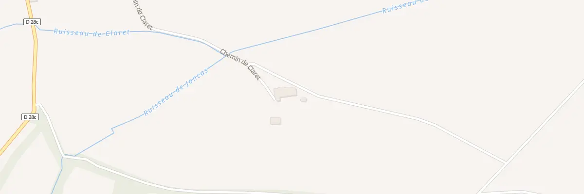 Plan du 7 Claret à Montaut