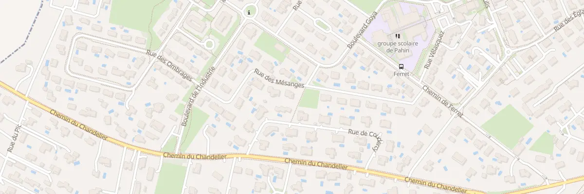 Plan du 20 Rue des Mésanges à Tournefeuille