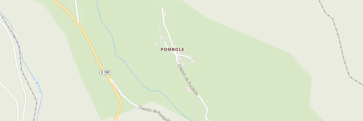 Plan du 668 Che de Pombole à Esplas-de-Sérou