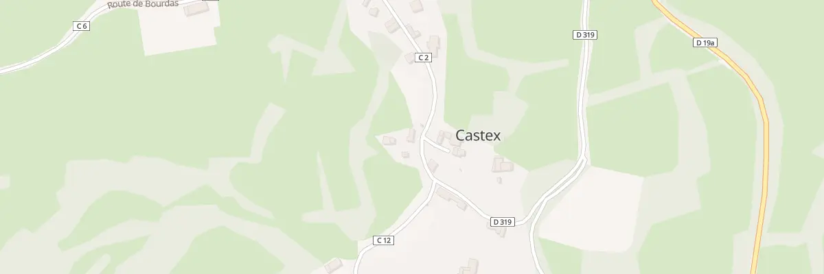 Plan du 34 Village à Castex