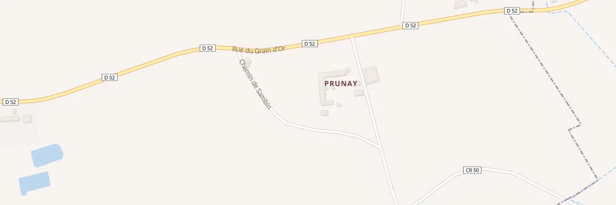 Plan du 4 Prunay à Sambin