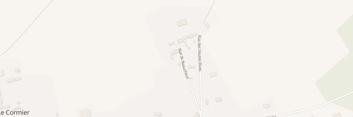 Plan du 6 Rue de Beauchaux au Cormier