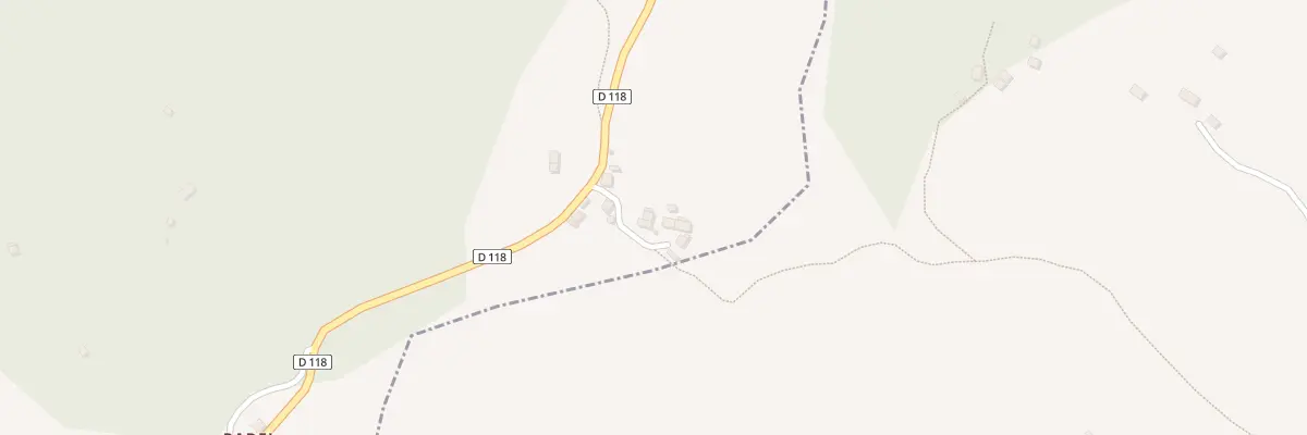 Plan du 127 Bagen à Biert