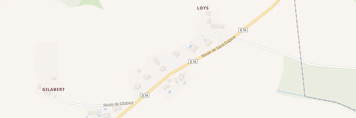 Plan du 55 Loys à Montgazin