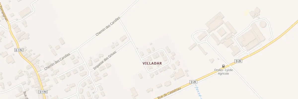 Plan du 6 Rue du Château à Ondes