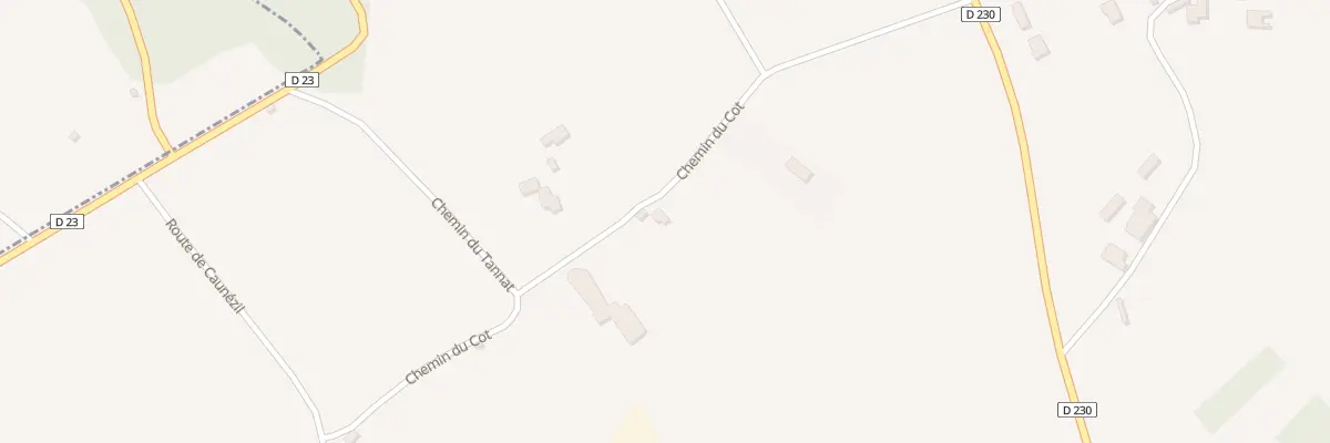 Plan du 320 Che du Cot à Parnac