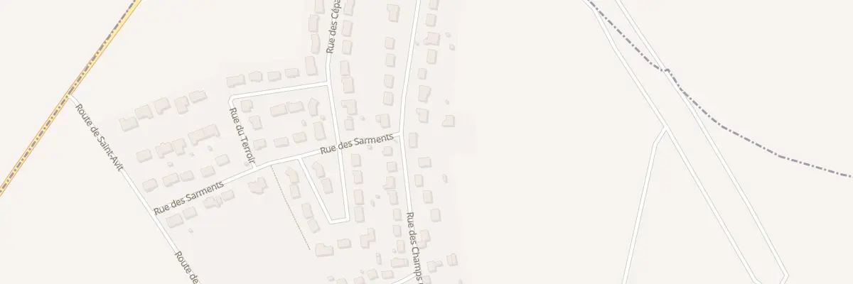 Plan du 30 Rue des Champs Guigniers à La Chapelle-du-Noyer