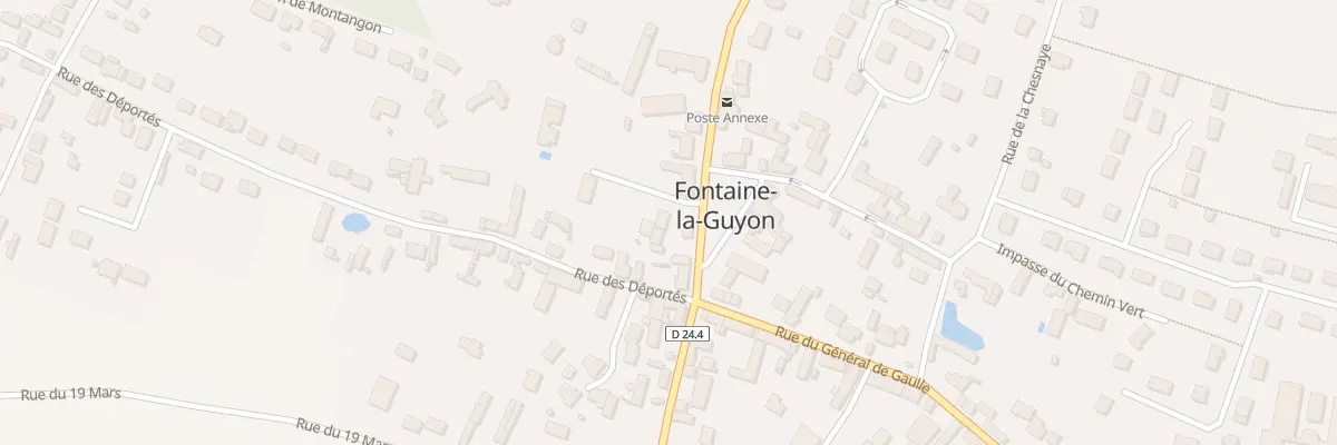 Plan du 10 Rue Charles Péguy à Fontaine-la-Guyon