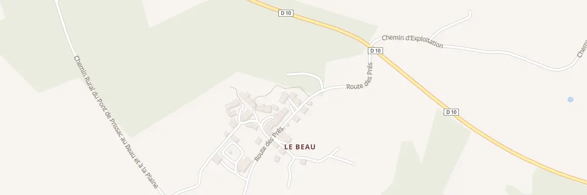 Plan du 7 Rte des Pres à Prissac