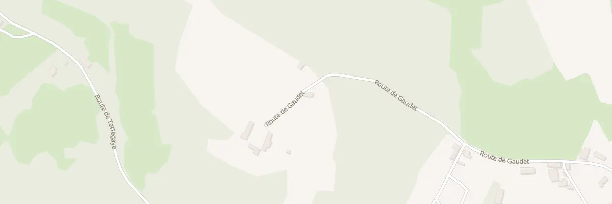 Plan du 833 Rte de Gaudet à Thédirac