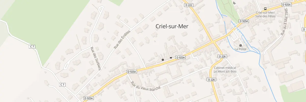 Plan du 47 Rue de la Libération à Criel-sur-Mer