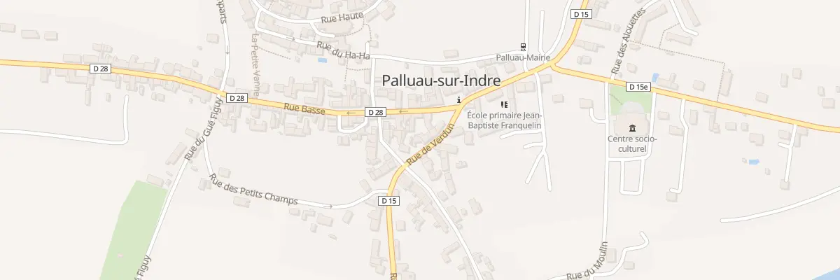 Plan du 17 Rue de Verdun à Palluau-sur-Indre