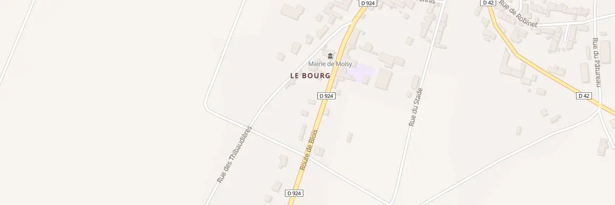 Plan du 14 Rte de Blois à Moisy