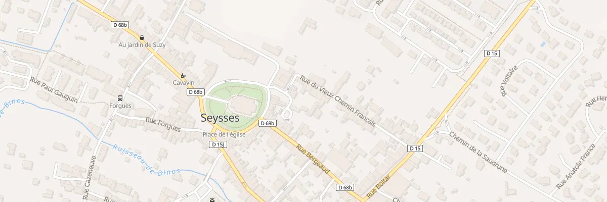 Plan du 14 Rue du Vieux Chemin Francais à Seysses