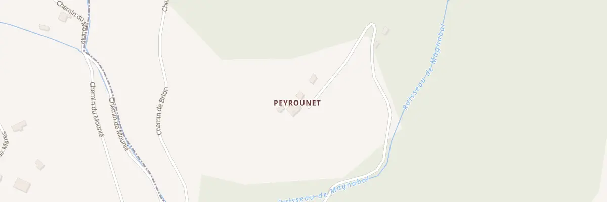 Plan du 77 Che de Mounie à Piquecos