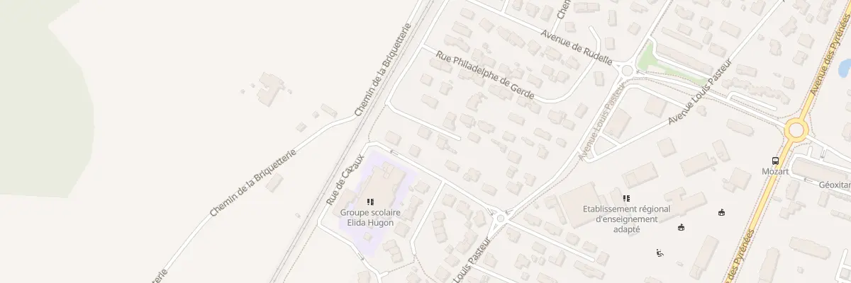 Plan du 13 Rue de Cazaux à Muret