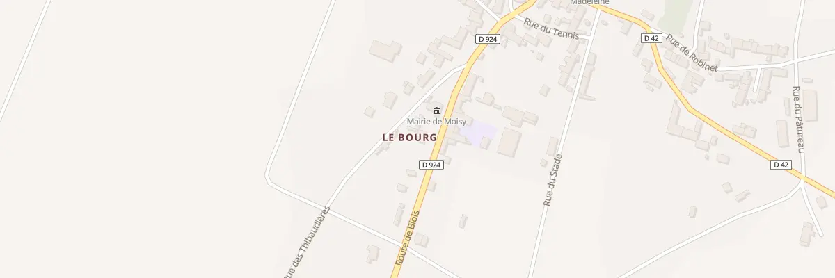 Plan du 12 Rte de Blois à Moisy