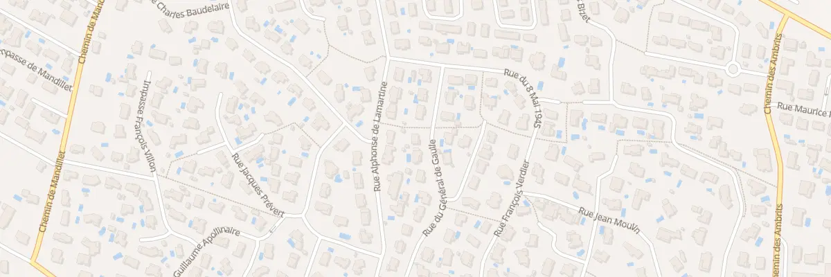 Plan du 15 Rue Charles de Gaulle à Cornebarrieu