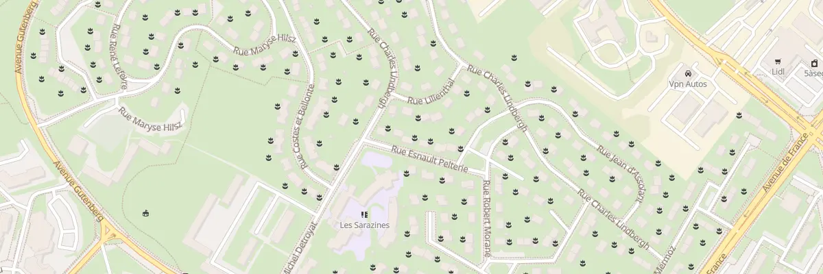 Plan du 7 Rue Esnault Pelterie à Blois