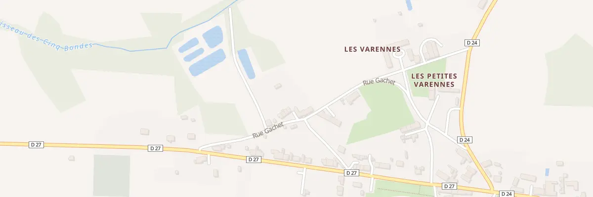 Plan du 15 Rue Gachet à Migné