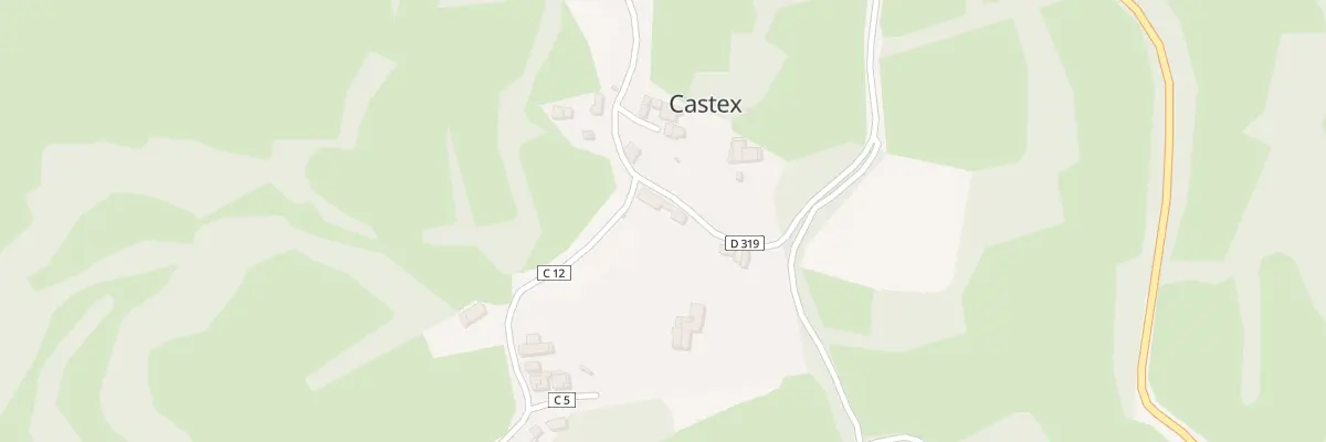 Plan du 1300 Rte du Village à Castex