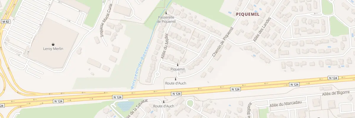 Plan du 17 All du Médoc à Colomiers