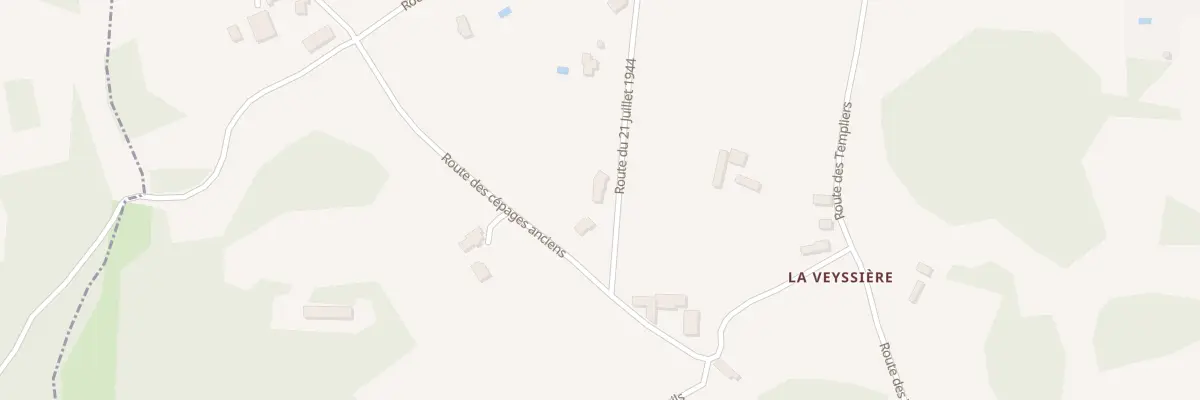 Plan du 693 La Veyssiere à Salignac-Eyvigues
