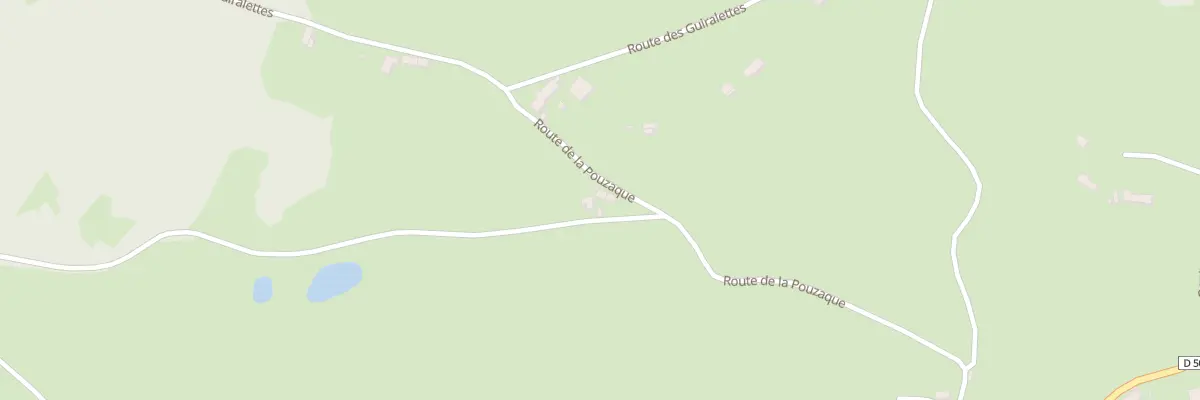 Plan du 387 Rte de la Pouzaque à Thédirac