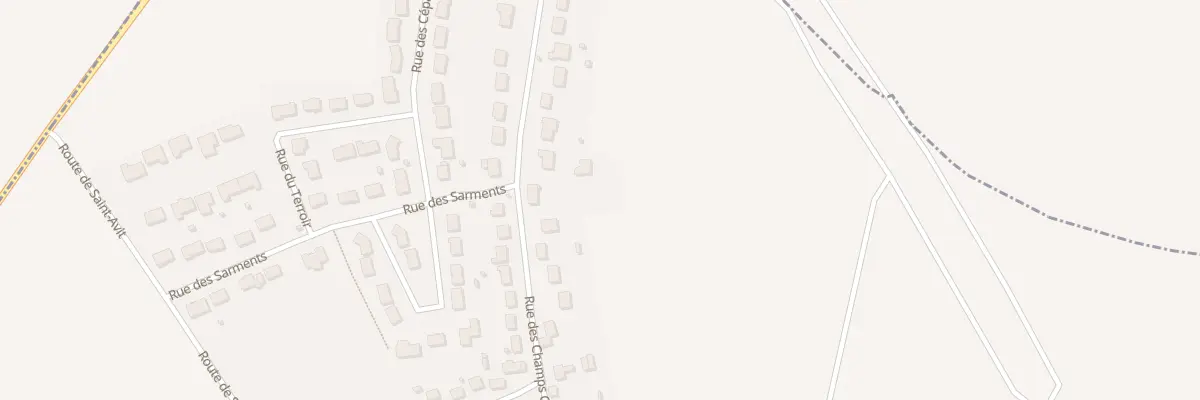 Plan du 30T Rue des Champs Guigniers à La Chapelle-du-Noyer