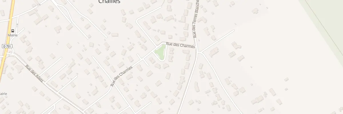 Plan du 7 Rue des Charmes à Chailles