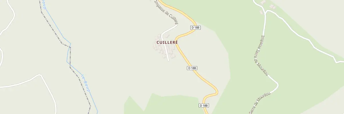 Plan du 5119 Cuillere Hameau à Esplas-de-Sérou