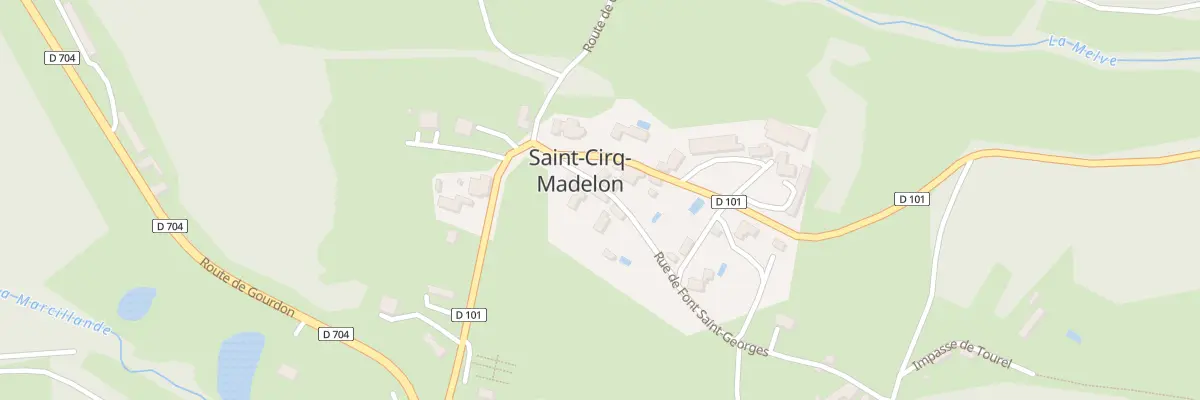 Plan du 5029 Village de Saint Cirq à Saint-Cirq-Madelon