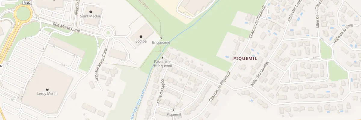 Plan du 18 All du Médoc à Colomiers
