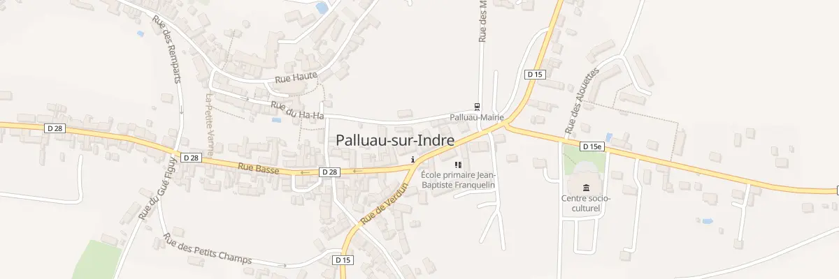 Plan du 23 Rue de Verdun à Palluau-sur-Indre
