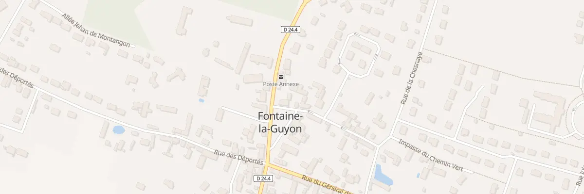Plan du 3 Rue de la Fontaine St Gorgon à Fontaine-la-Guyon