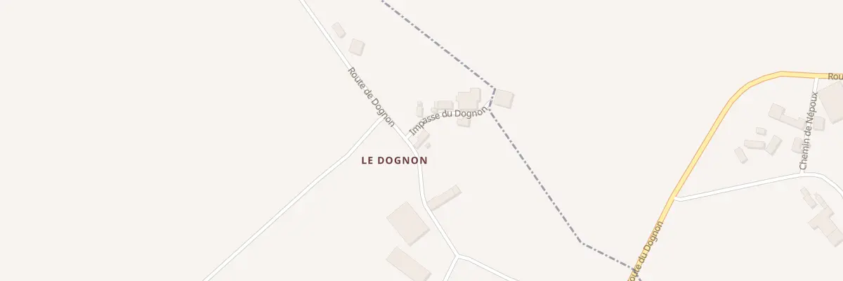 Plan du 5077 Le Dognon à Saint-Julien-le-Vendômois
