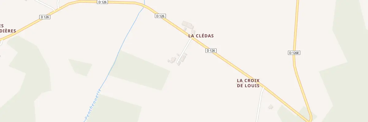Plan du 5113 La Cledas à Saint-Julien-le-Vendômois